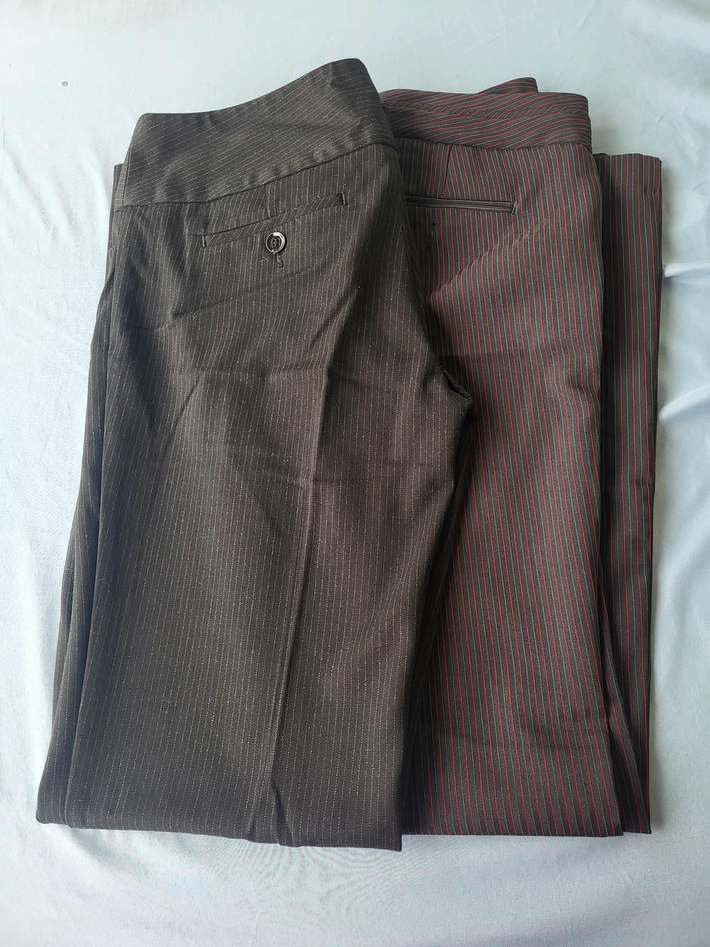 Express Design Studio Editor Pants Lot Pinstripe Career Corporate Goth Y2K Size2
